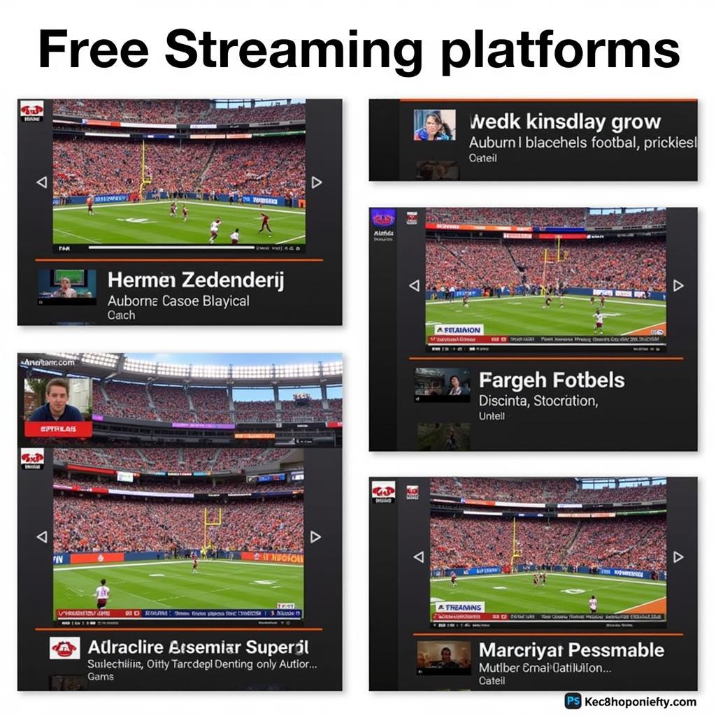 Free Auburn Football Streaming Platforms