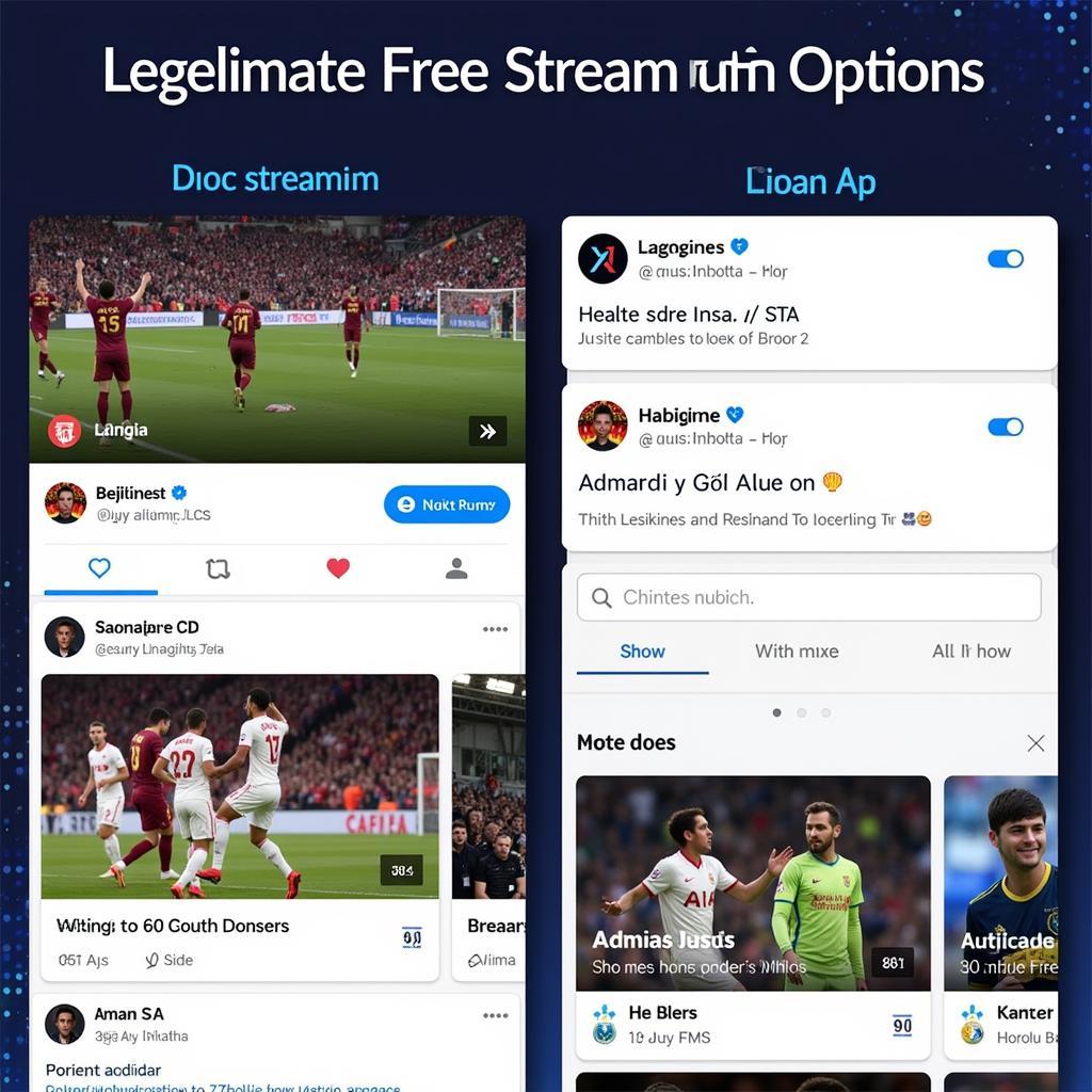 Free Champions League streaming platforms: a closer look at some reputable options for watching matches without a paid subscription.