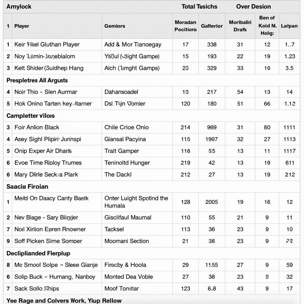 Free Fantasy Football Live Draft Rankings Chart