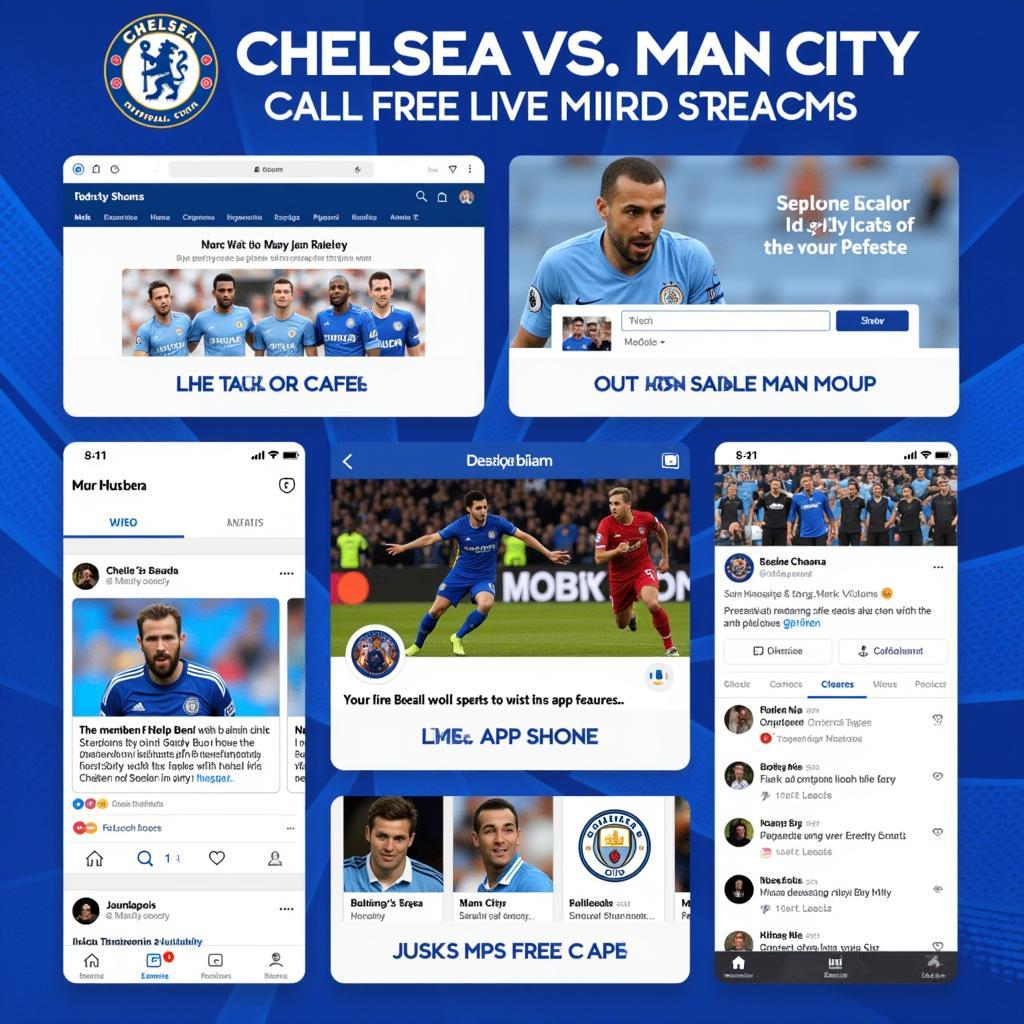 Free Live Streaming Platforms for Chelsea vs Man City