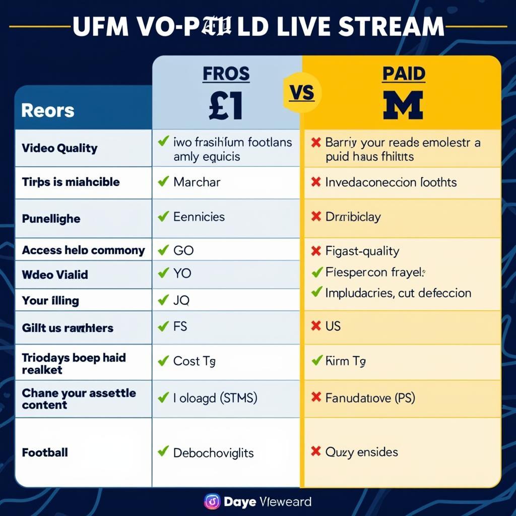 Free vs. Paid U of M Football Live Streams