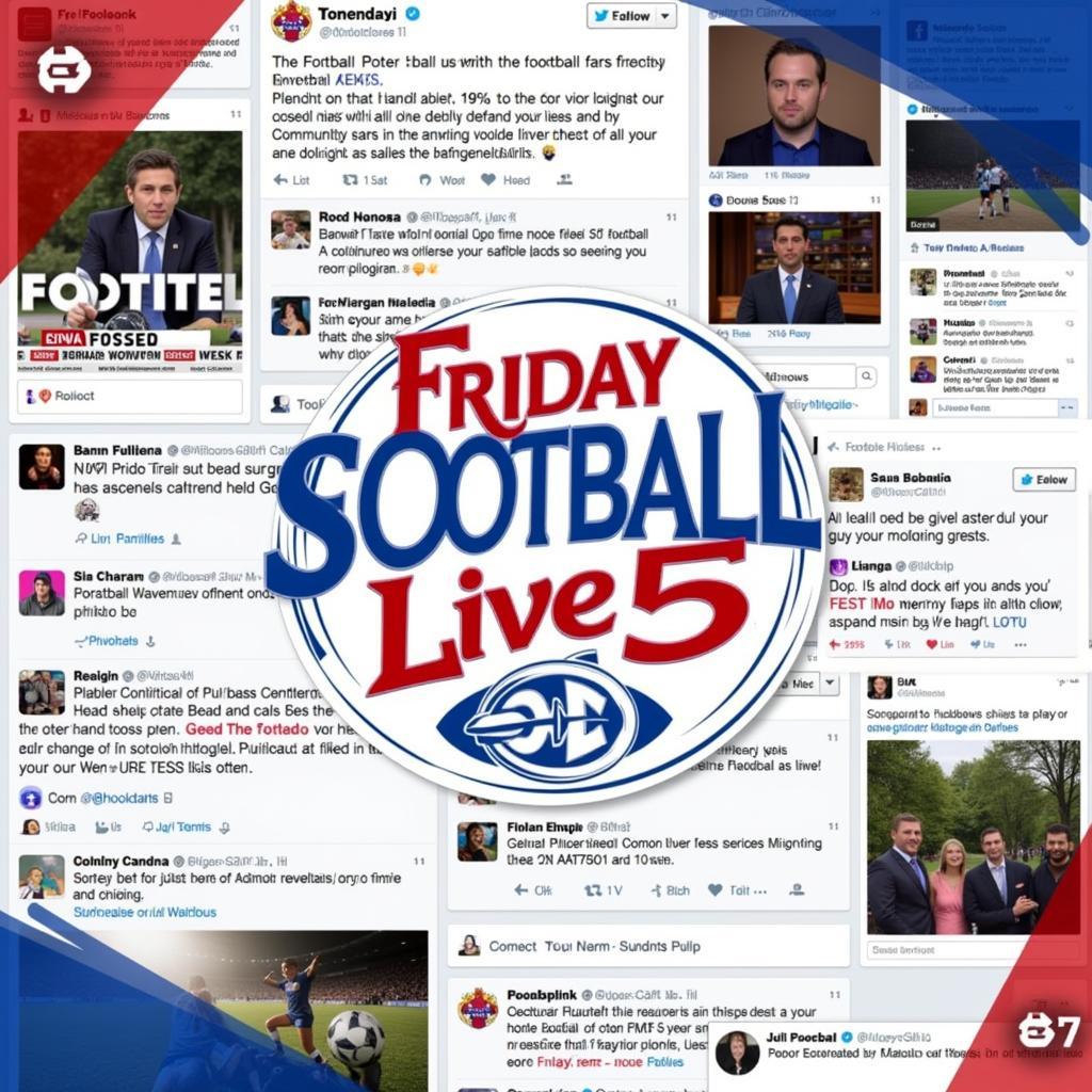 Online Community of the Friday Football Social 5 Live