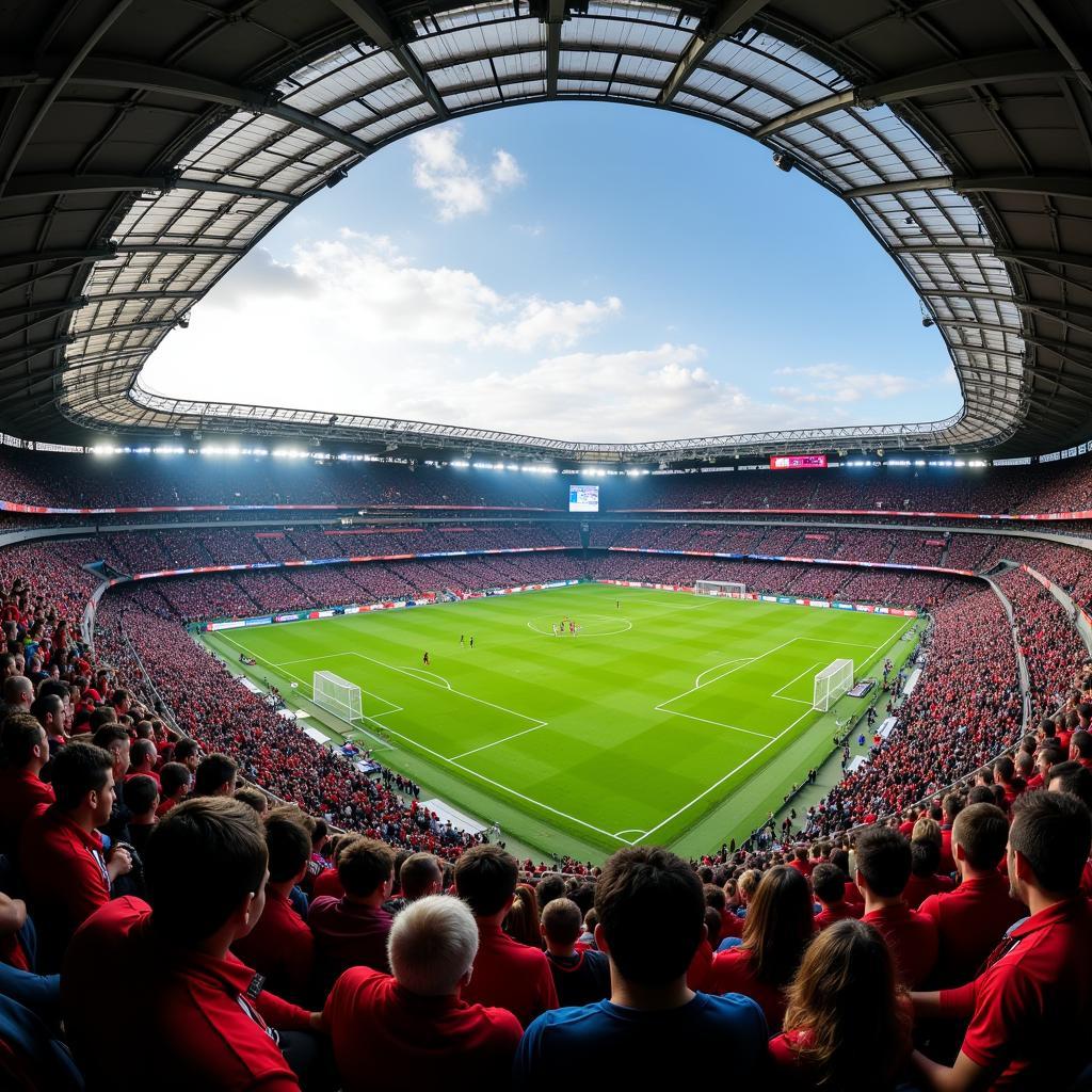 Electric Atmosphere at a Friendly Match