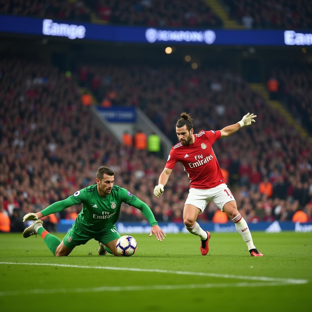 Gareth Bale scoring a crucial goal in the Club World Cup 2017