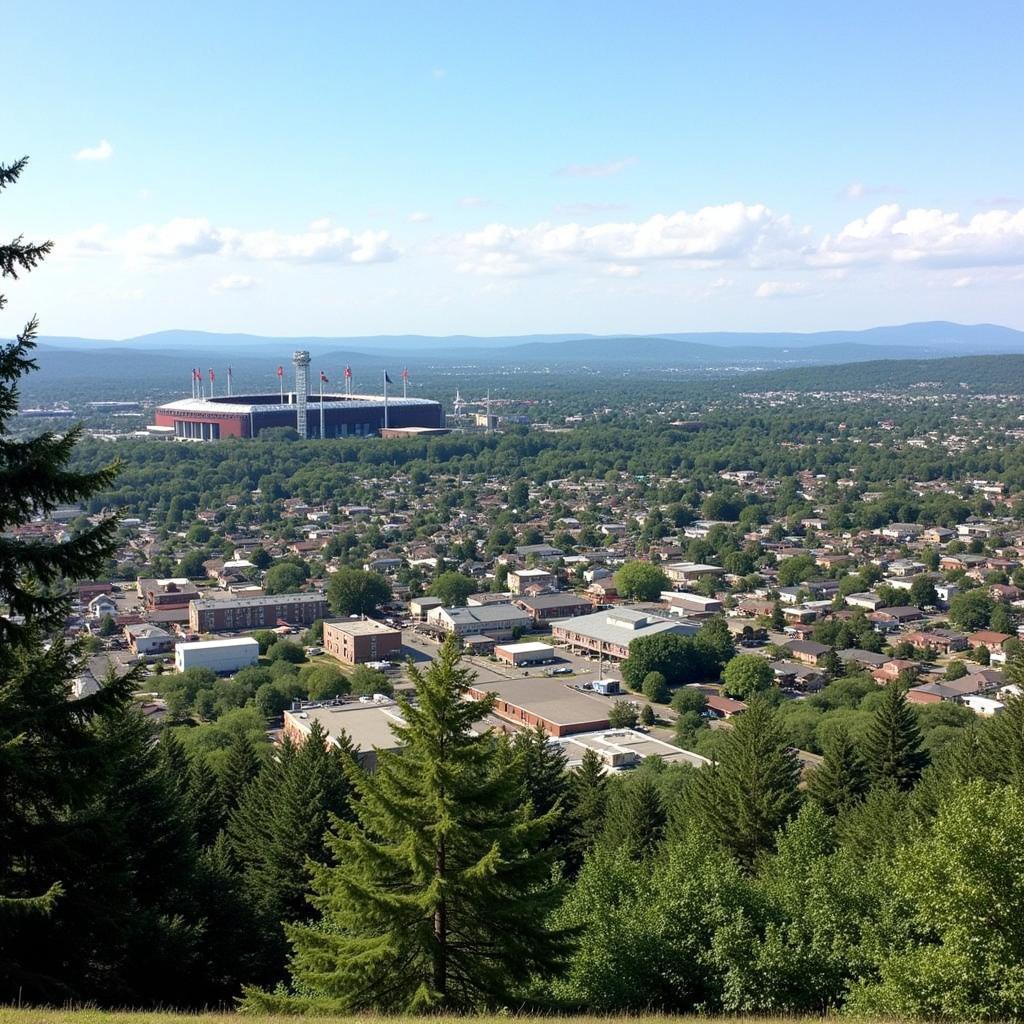 Gillette Stadium View from North Attleboro