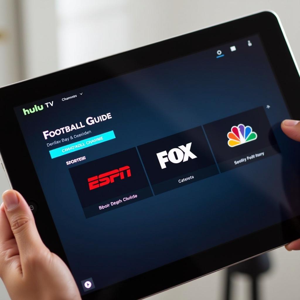 Navigating Hulu's Channel Guide for Football