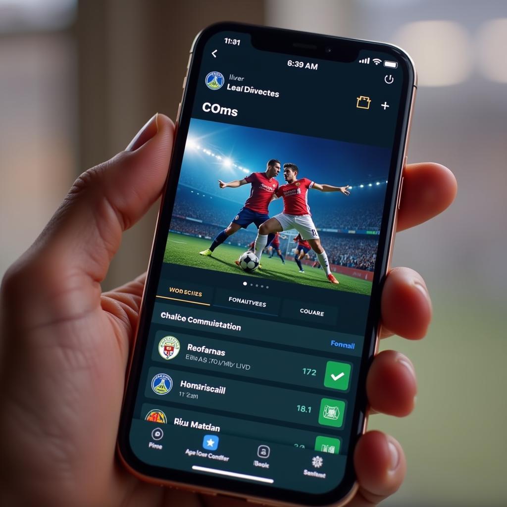 iOS Football Live App Features