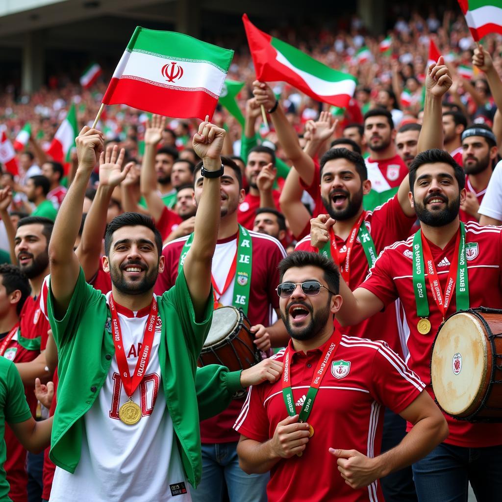 The Passion of Iran and Bahrain Fans