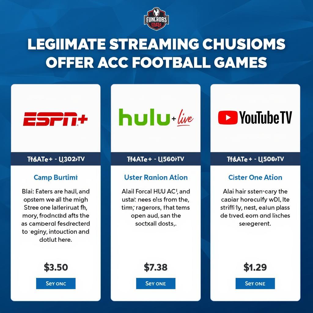 Legal Streaming Options for ACC Football