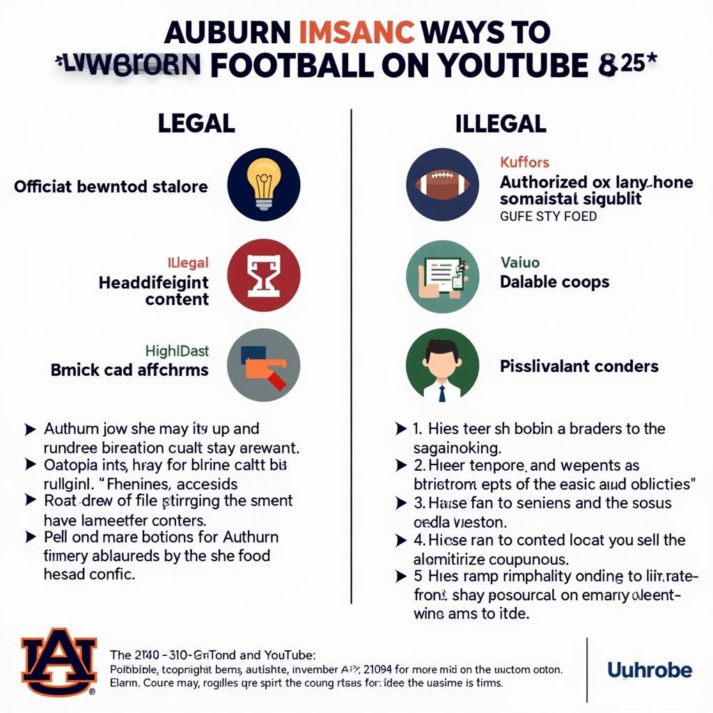 Legal Auburn Football Streams on YouTube: Know the Rules