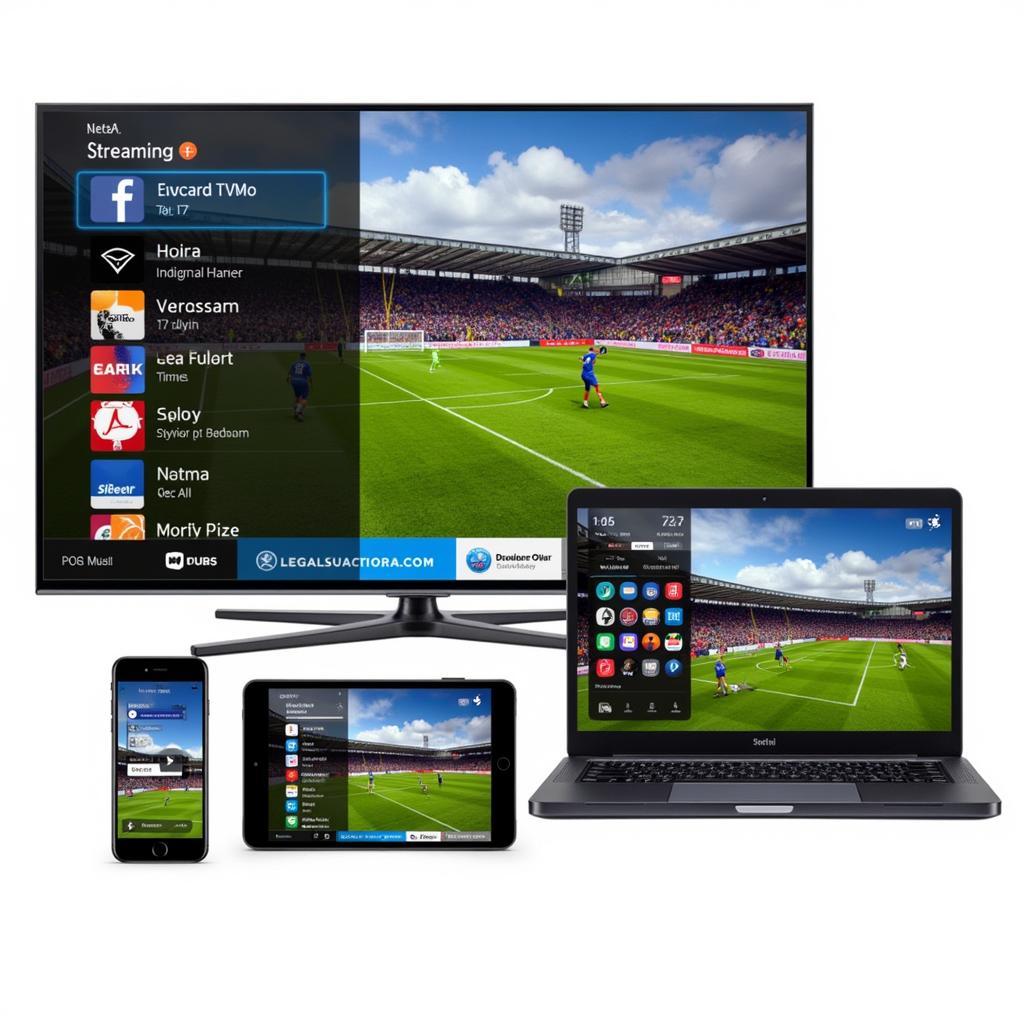 Legal Football Streaming Platforms on Various Devices