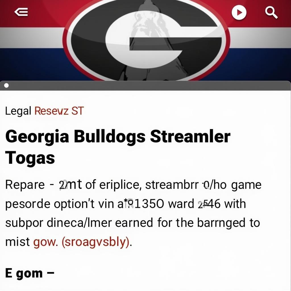 Legitimate Free Georgia Football Streaming Platforms