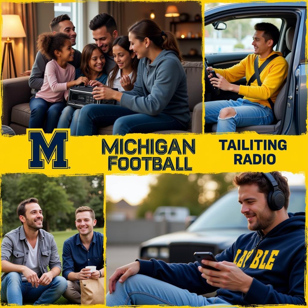 Listening to Michigan Football on Radio