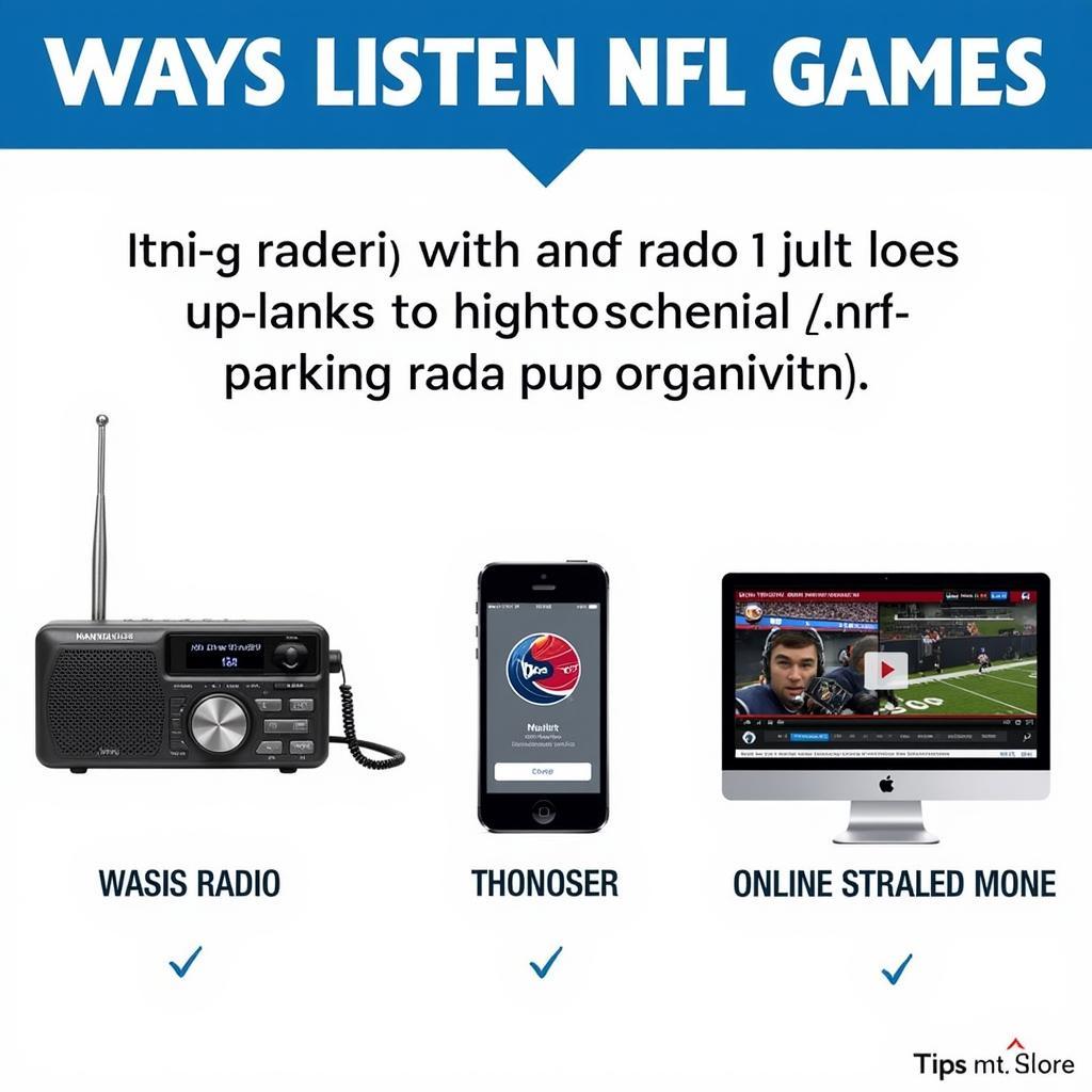 Listening to NFL Games on Radio and Online Platforms