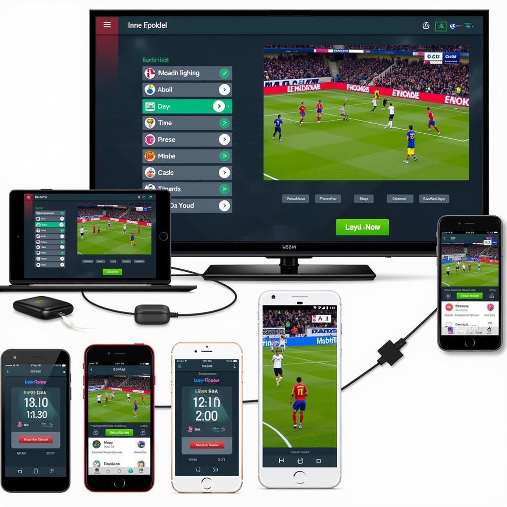 Live Football Streaming Apps on Mobile Phones