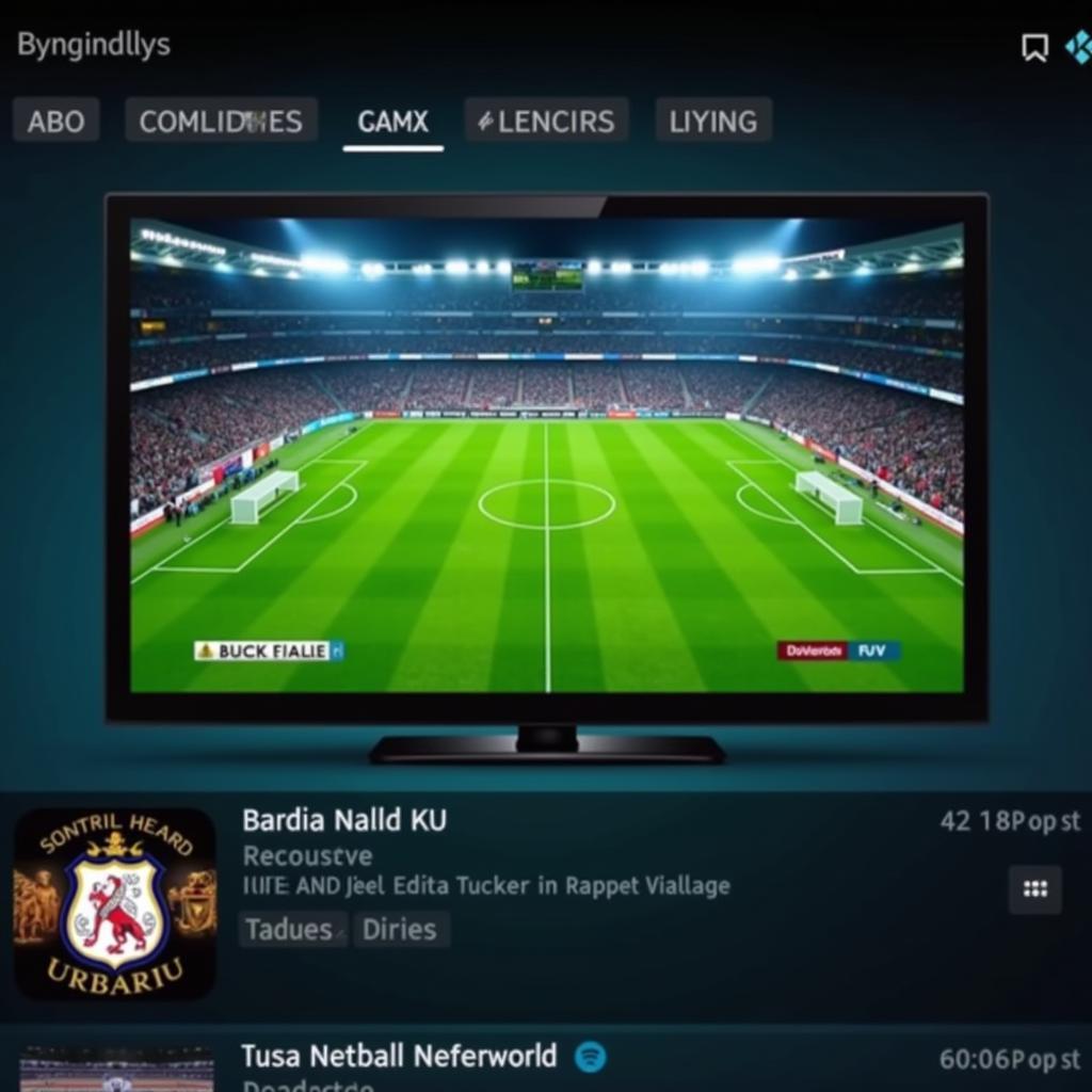 Live Football Streaming on Kodi