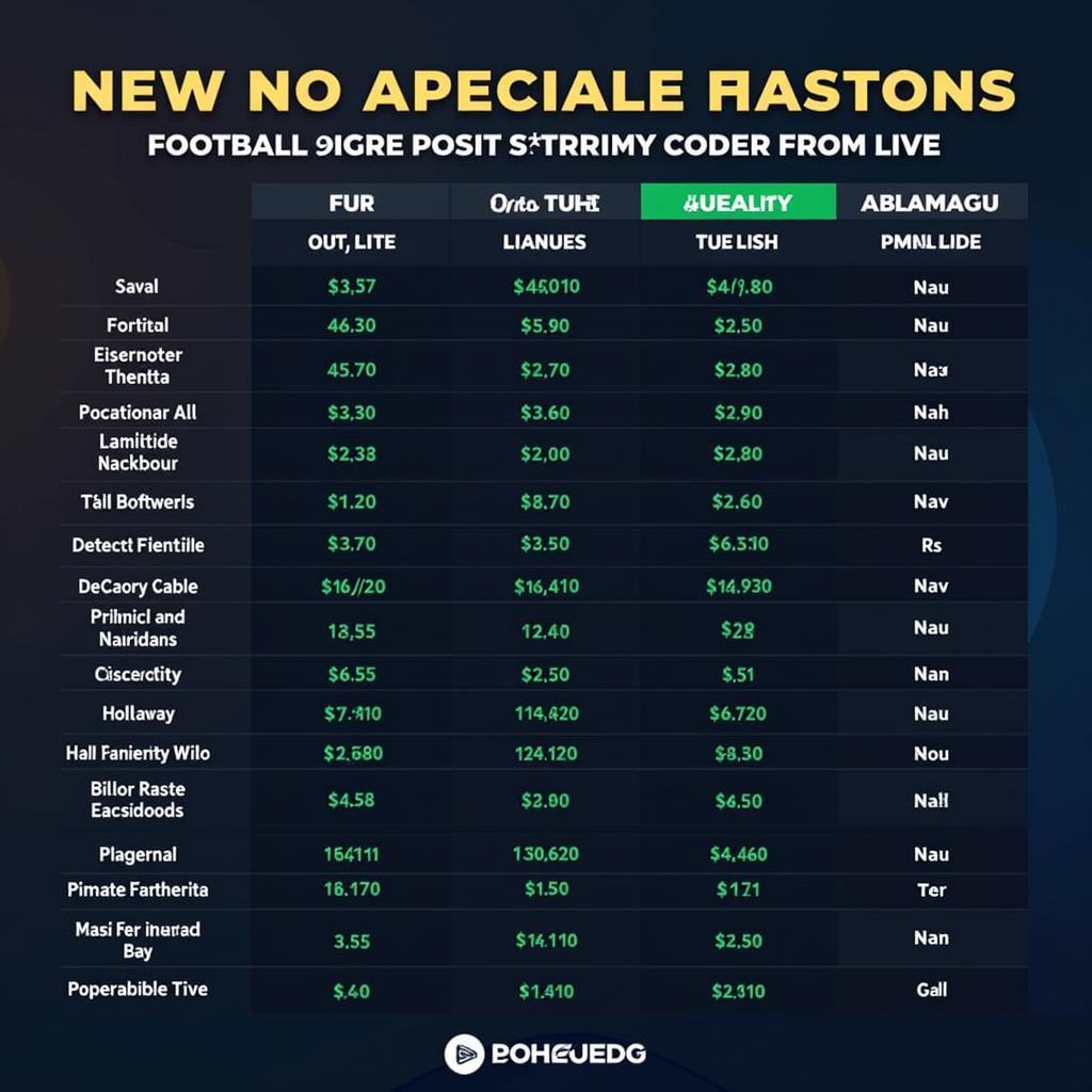 Various live football streaming options comparison