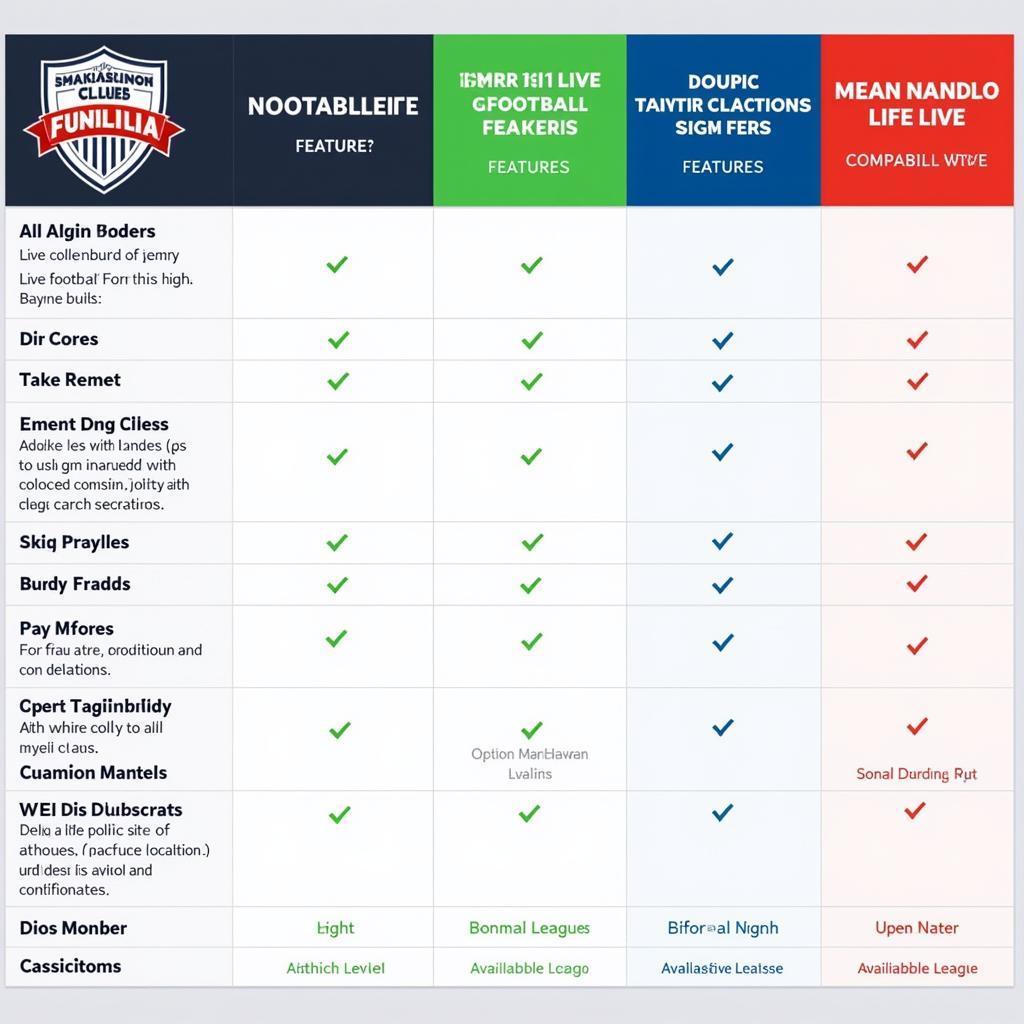 Live Football Streaming Platforms Comparison