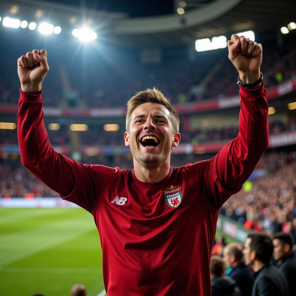 Fans Celebrating a Goal