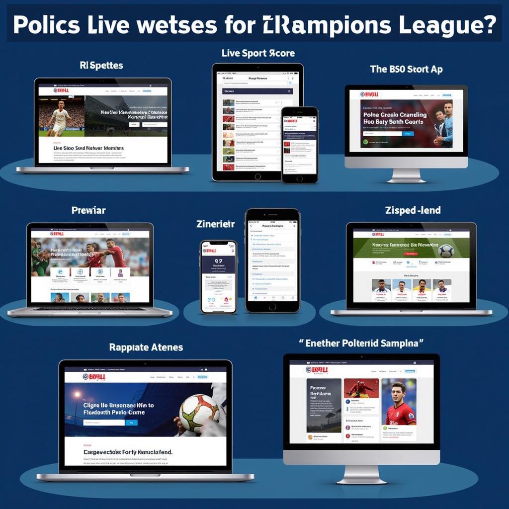 Best platforms for checking live football scores in the Champions League