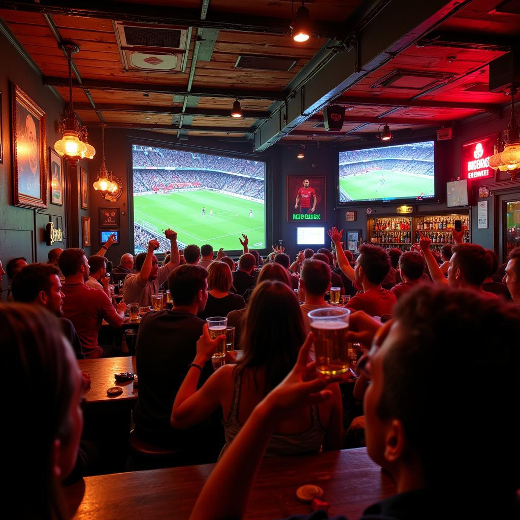 London Football Pub Atmosphere