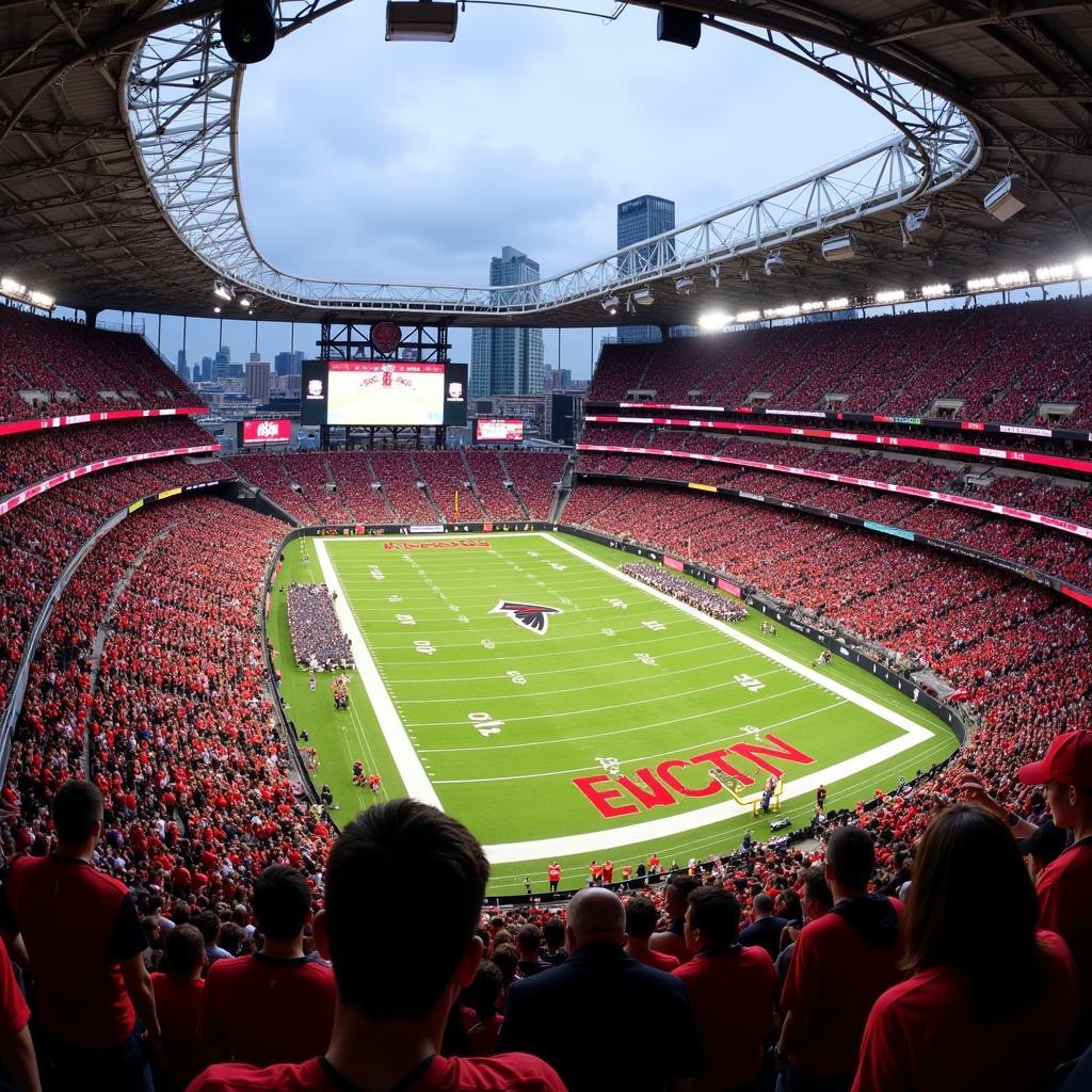 Mercedes-Benz Stadium Atlanta Falcons Game