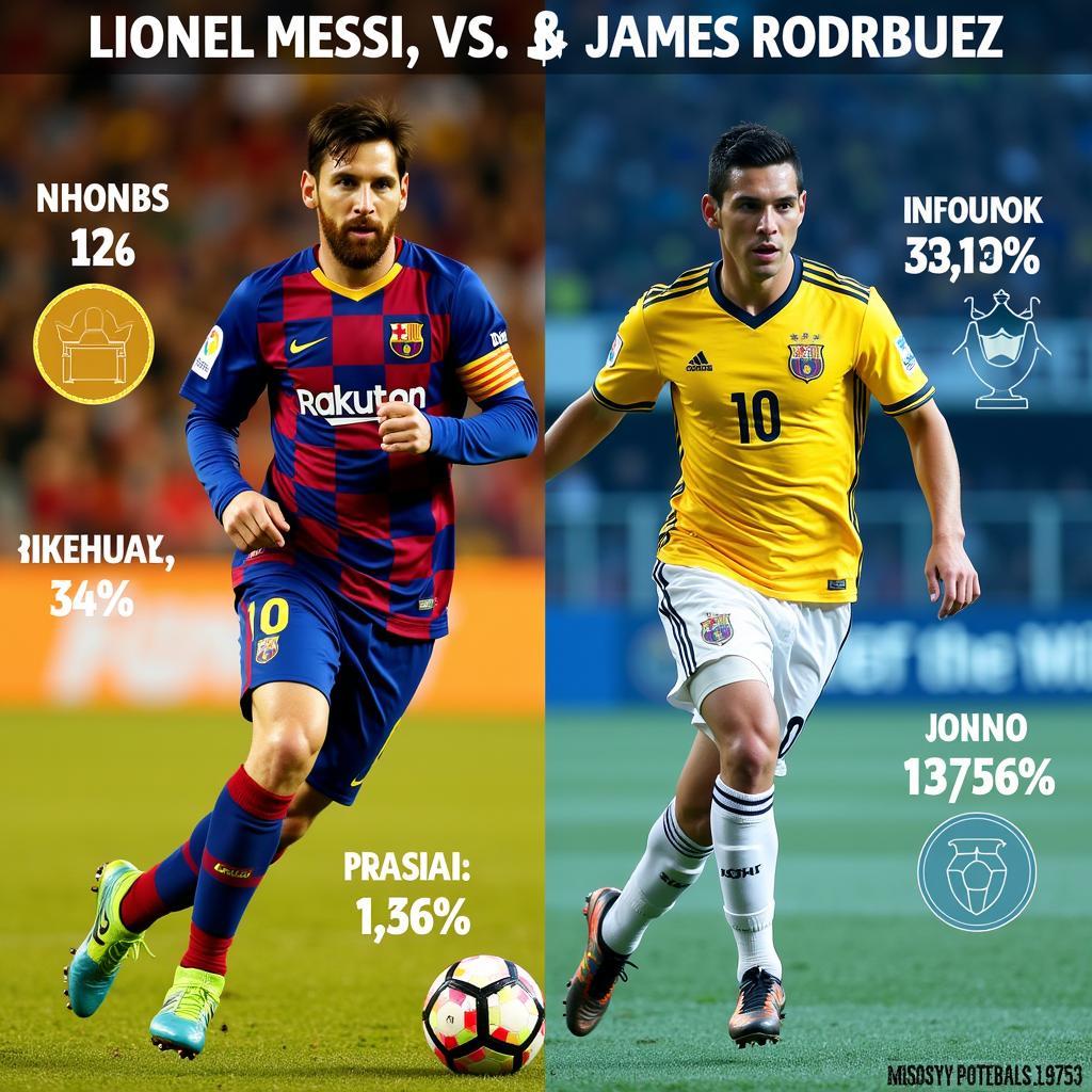 Messi vs. Rodriguez: Key Players in the Argentina-Colombia Clash