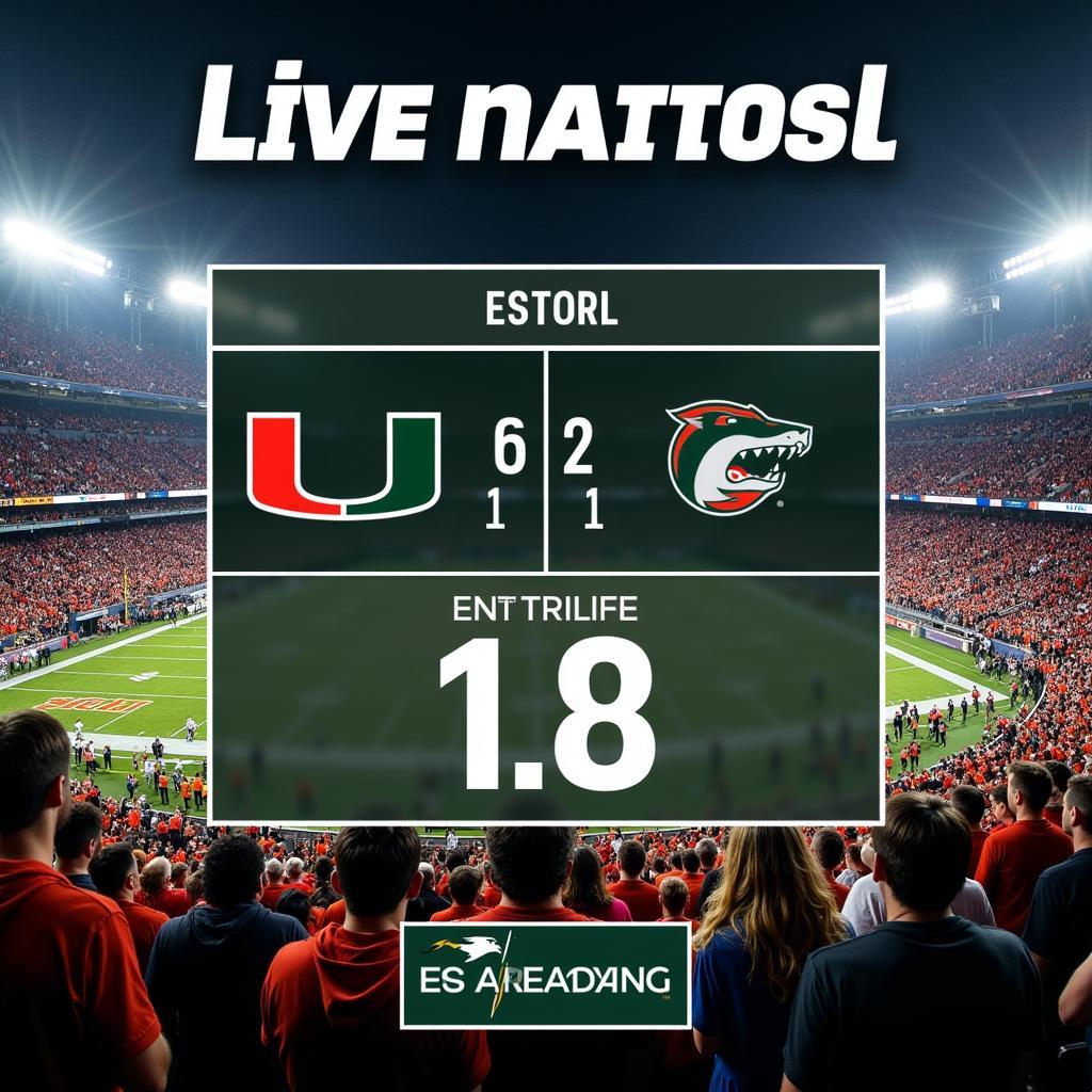 Miami Football Live Score Updates: Stay on top of every play with real-time score updates and in-depth match analysis.