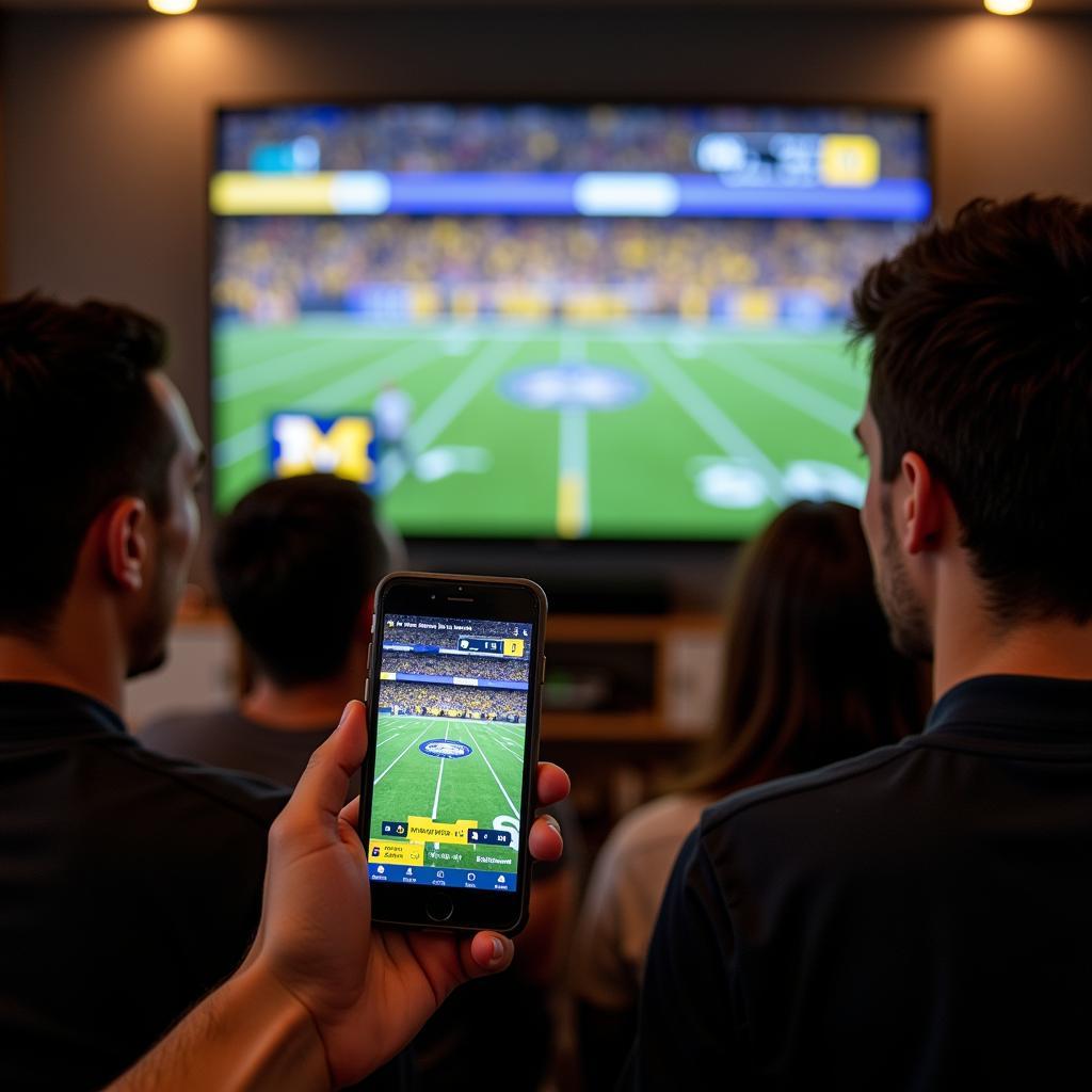 Streaming Michigan Football on a Smartphone