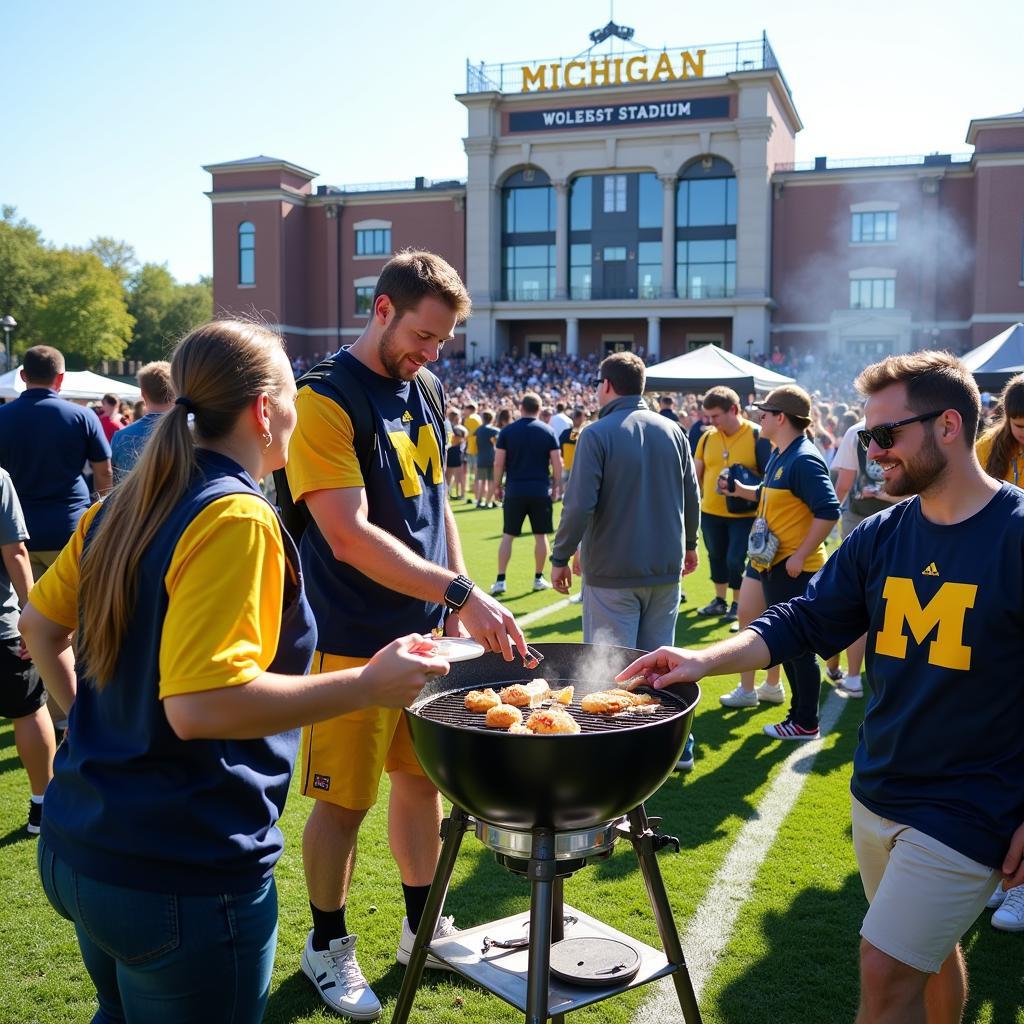 Michigan Football Tailgating