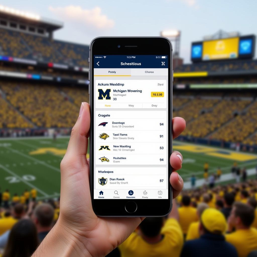 Michigan Wolverines Live Score Update