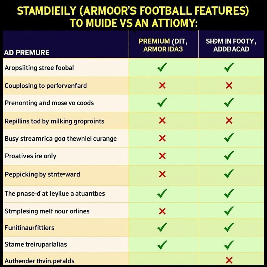 Comparison of Features Between Standard and Modified Football Live Streaming APKs