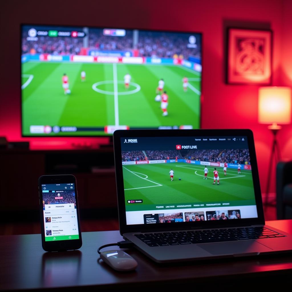 Following Football on Multiple Devices