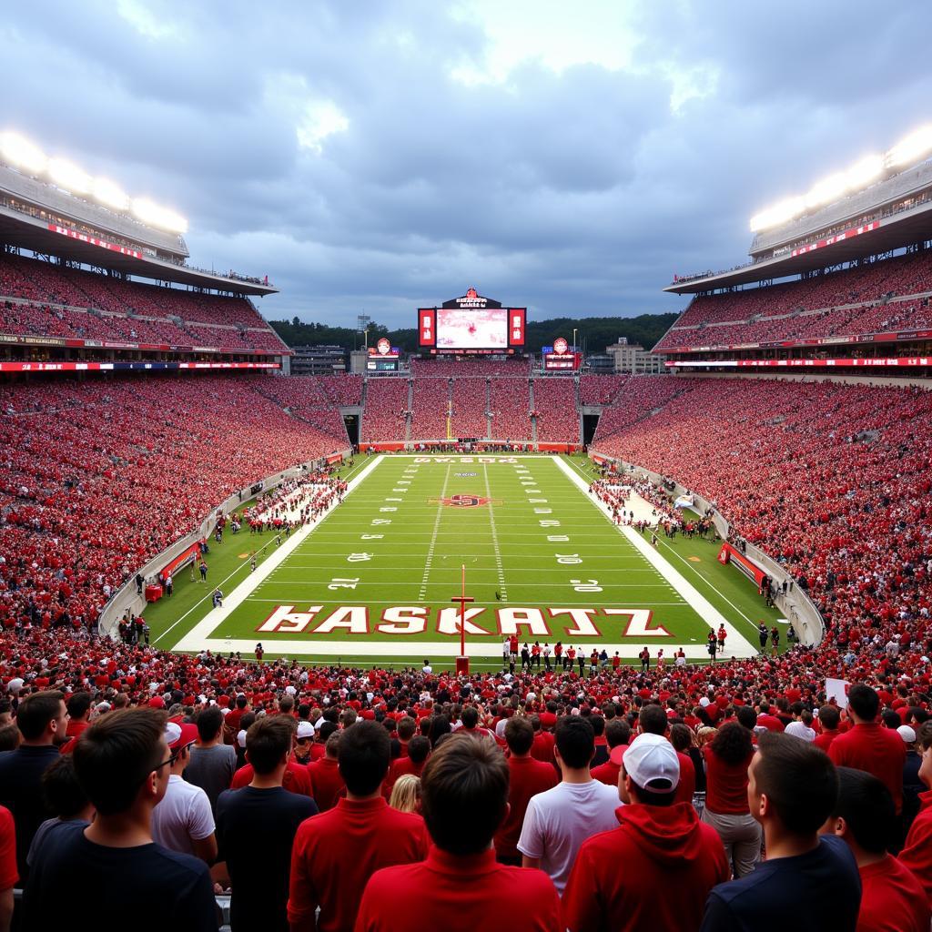 NC State Football Live Game at Carter-Finley Stadium