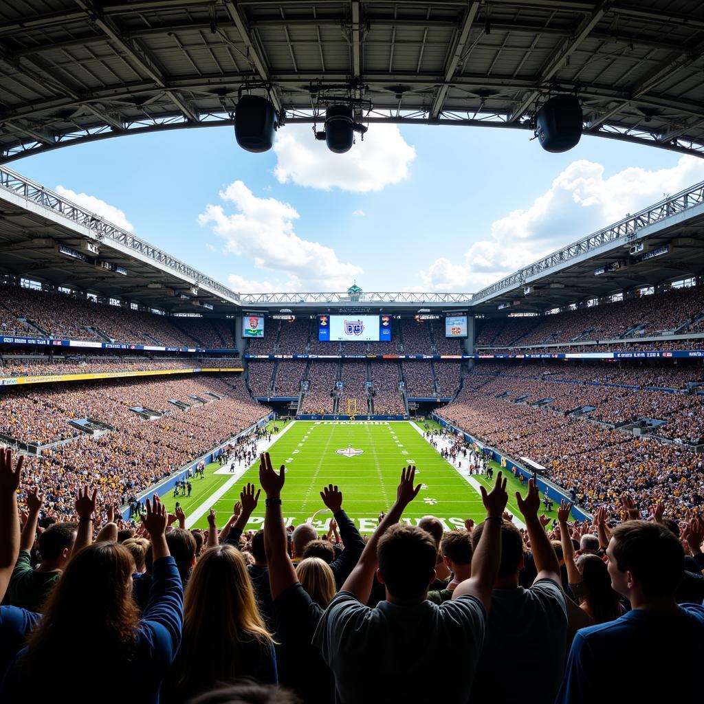 Notre Dame Stadium Crowd Roaring