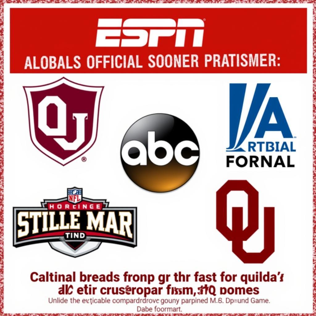 Official Broadcasting Channels for Oklahoma Sooner Football