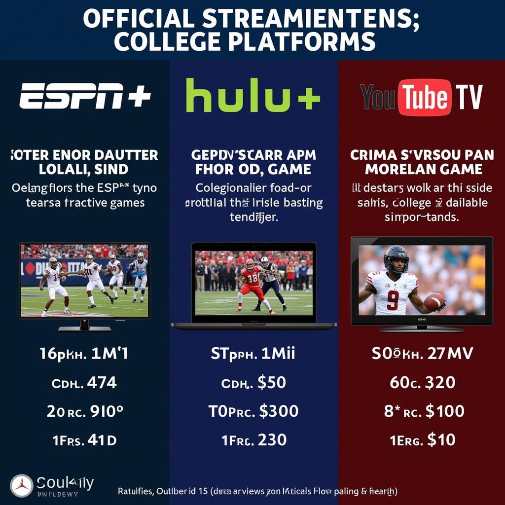 Official Streaming Platforms for College Football