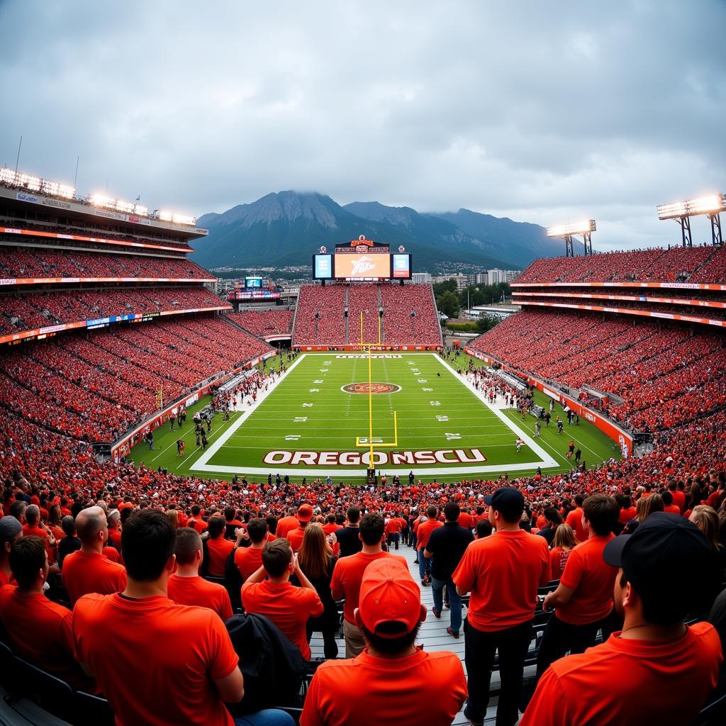 Oregon State Beavers Football Fans