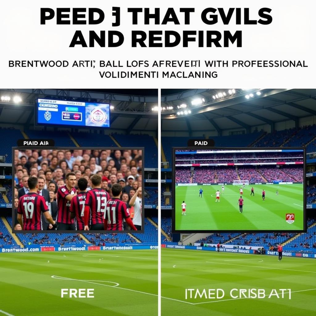 Paid vs. Free Brentwood Football Streams