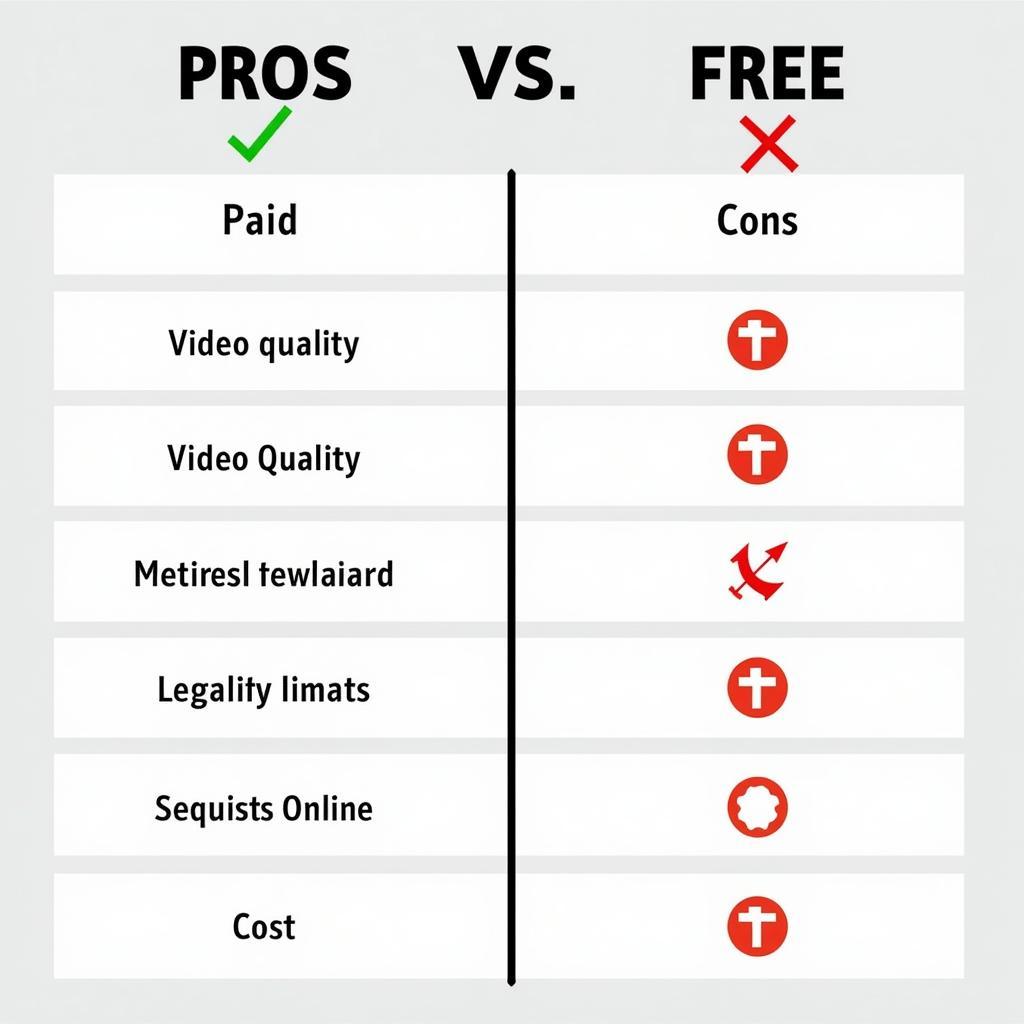 Paid vs. Free Streaming