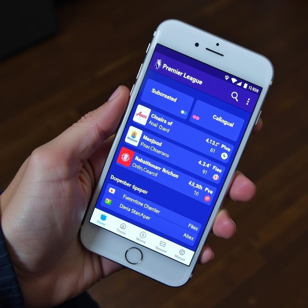 Premier League Live Updates on Mobile