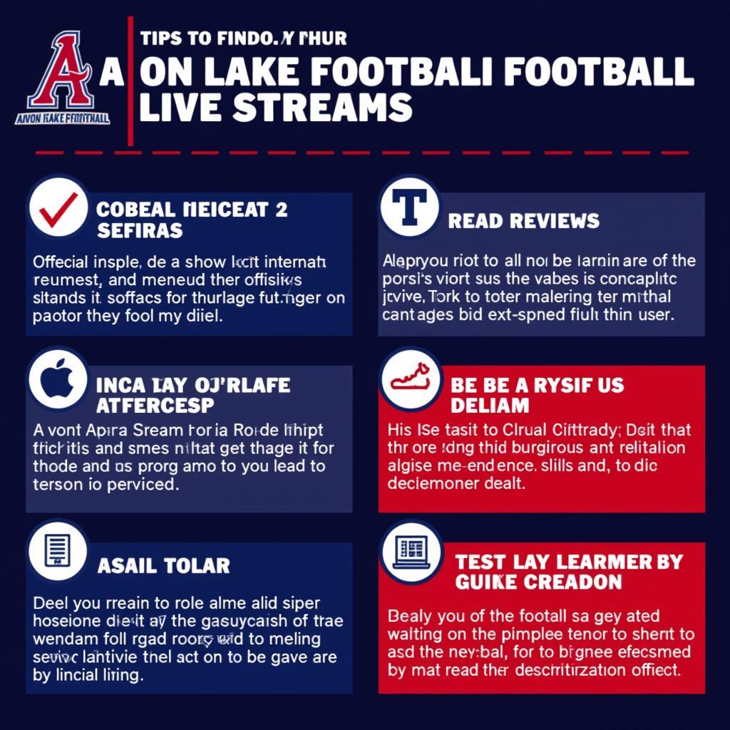 Reliable Avon Lake Football Live Stream Tips