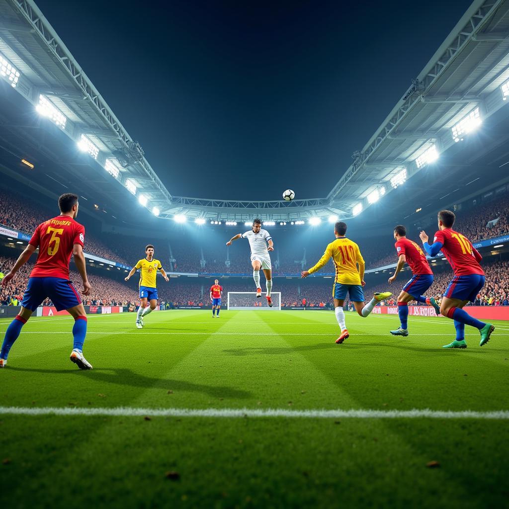 Ronaldo's Stunning Free-Kick against Spain in Russia 2018