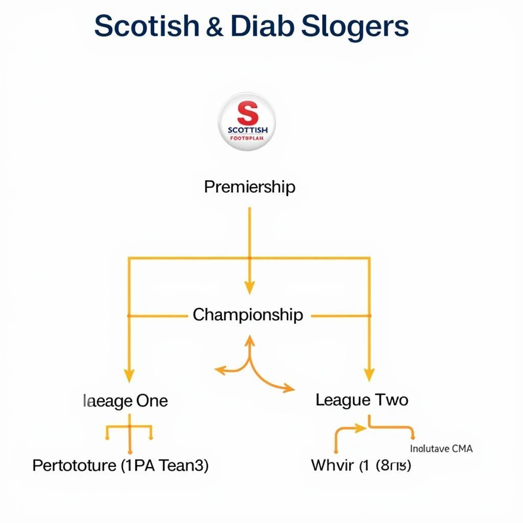 Scottish Football League System Diagram