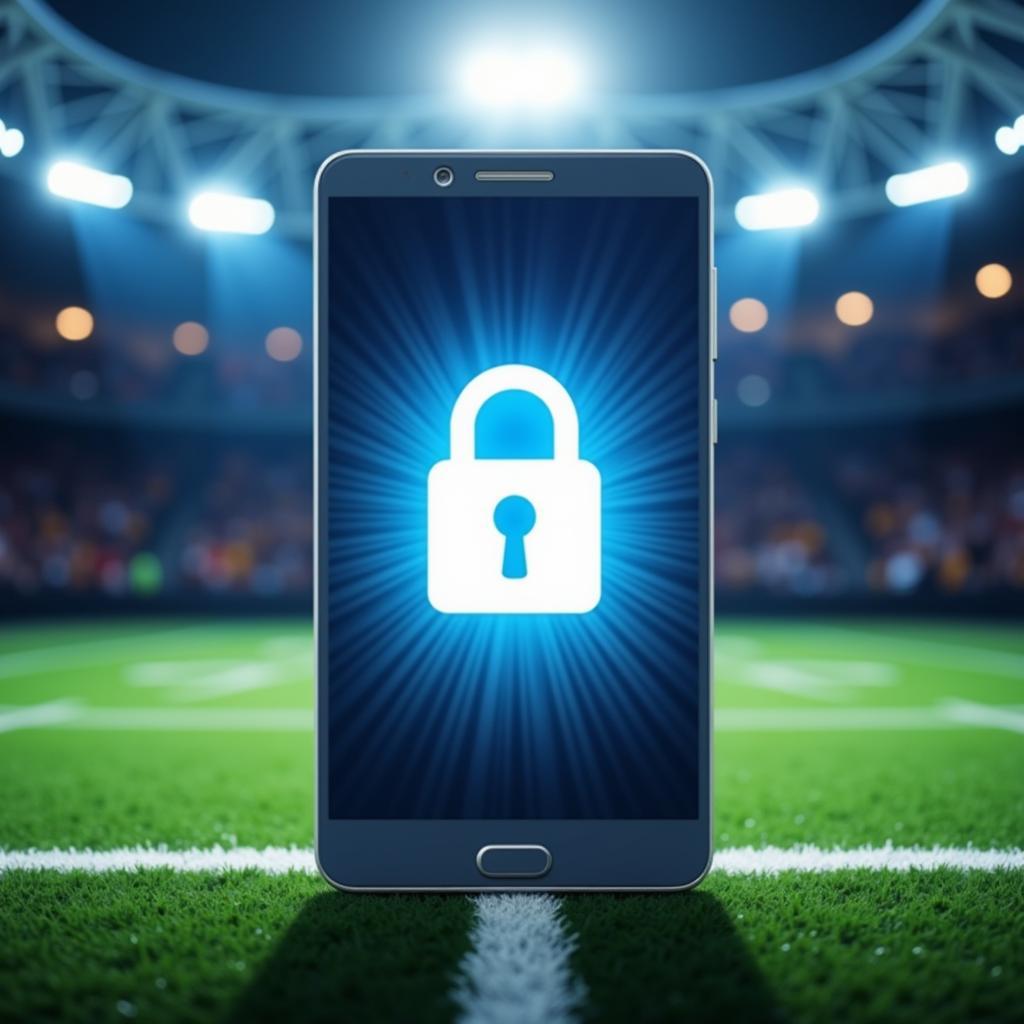 Securely streaming live football on a smartphone