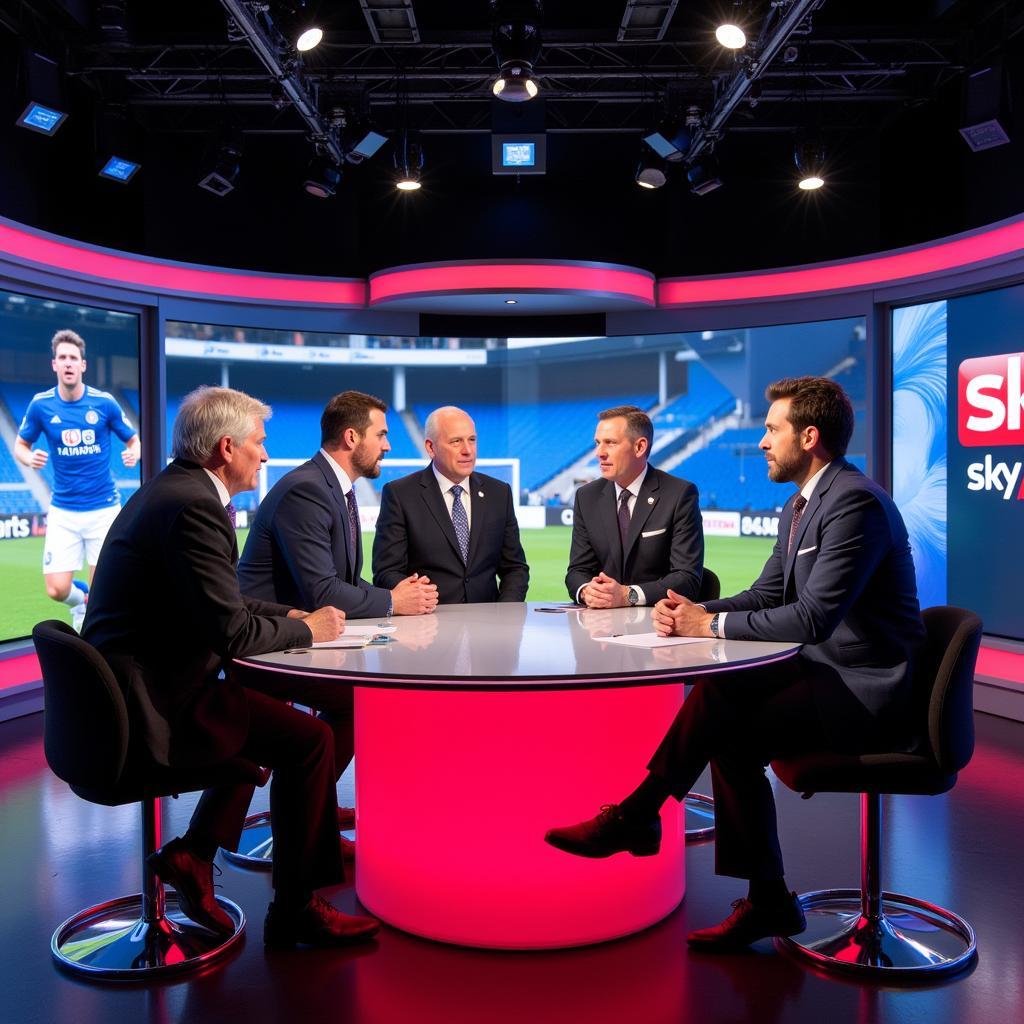 Sky Sports Studio with Football Experts