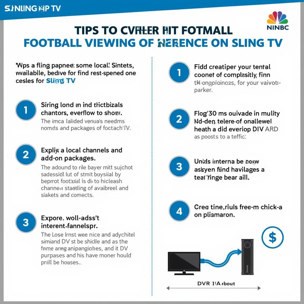 Sling TV Football Viewing Tips