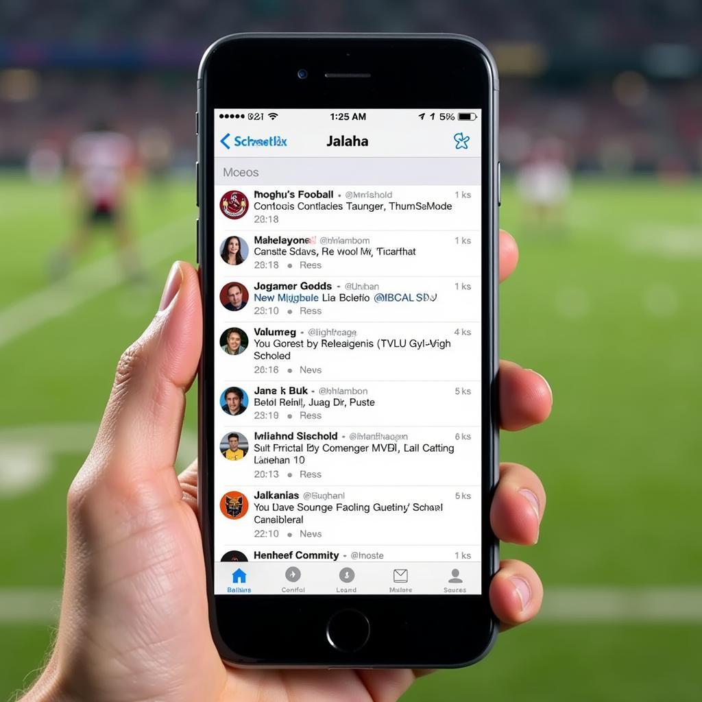 Social Media Engagement During a High School Football Game