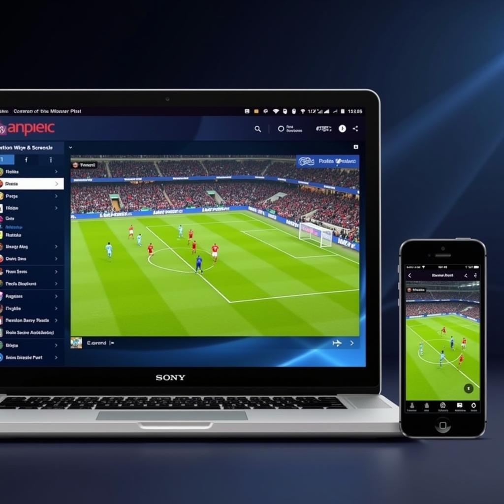 Sony Six Football Live Streaming Platform