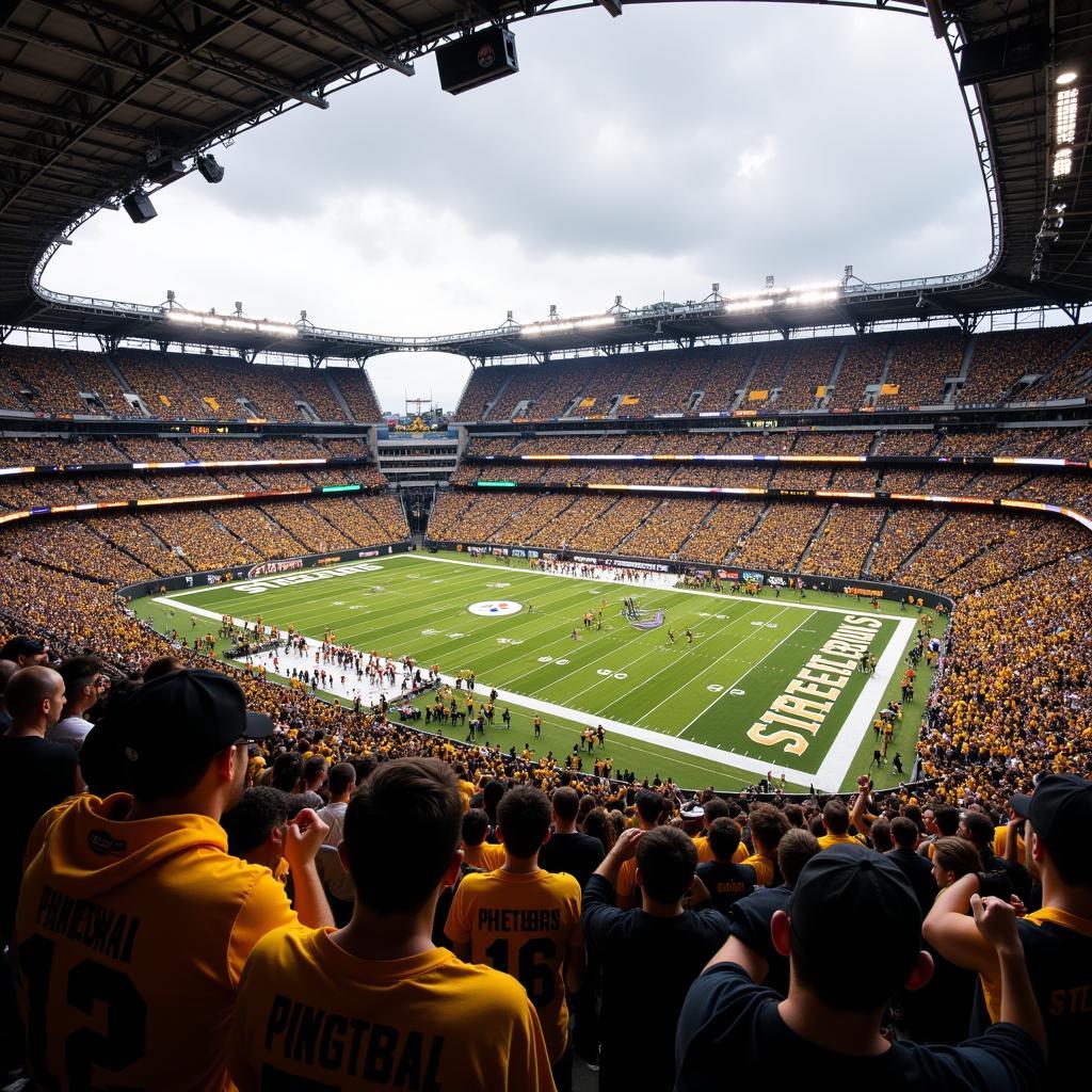 Steelers fans at Heinz Field